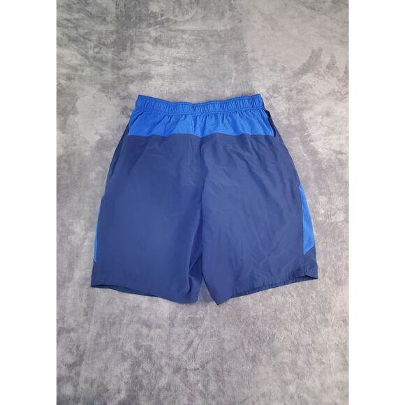 NIKE Men's Size M Blue Athletic Dri-Fit Shorts Pockets Drawstring Fitness C27-16 - Picture 7 of 8